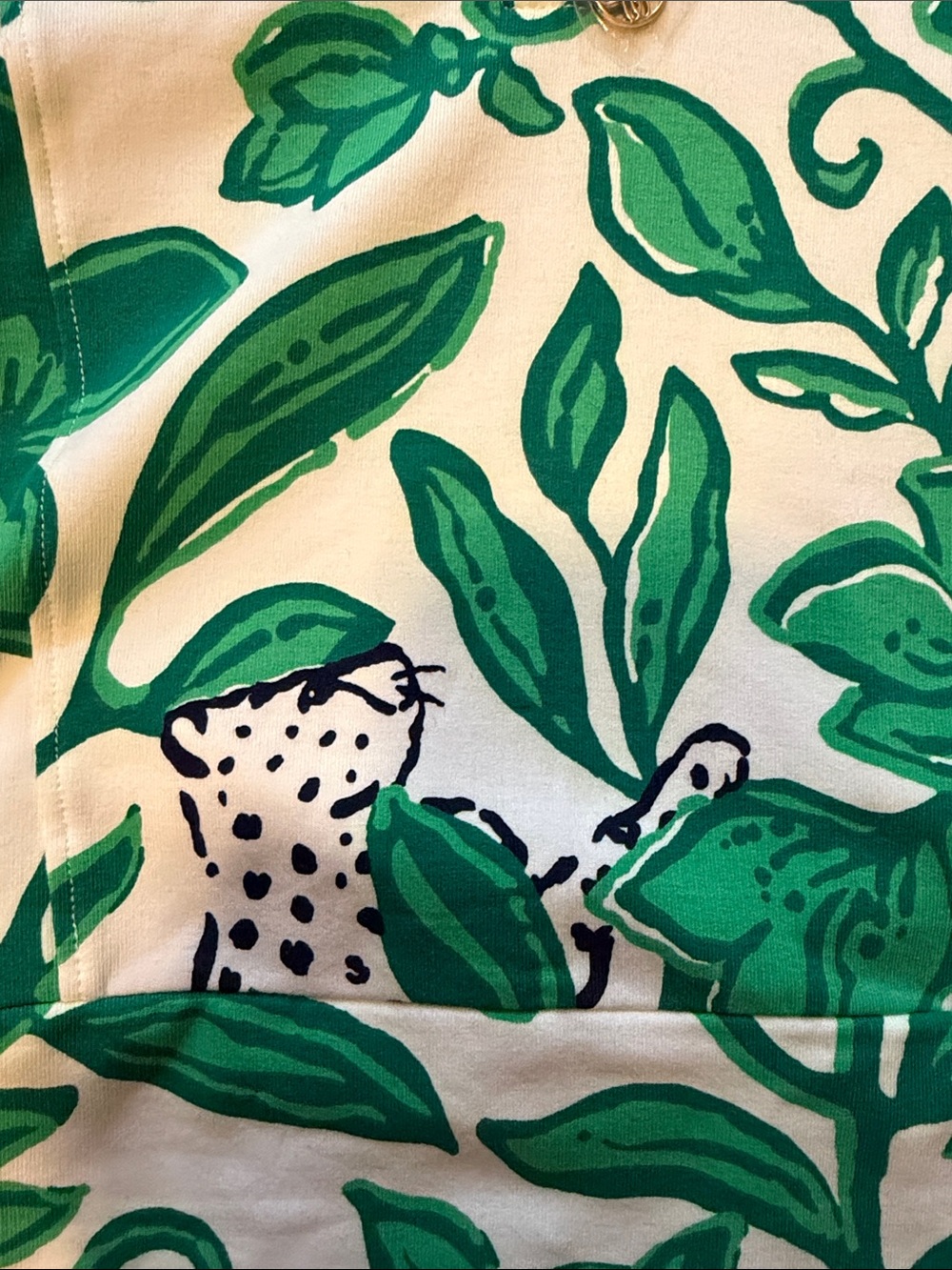 NWT ELENI UPF 50+ PULLOVER, FIDDLE LEAF GREEN ESCAPE PLAN - Picture 9 of 10